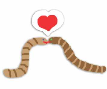 Cartoon worms