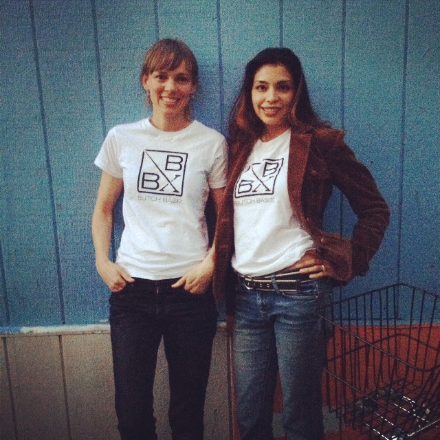 Gals sporting Tshirts