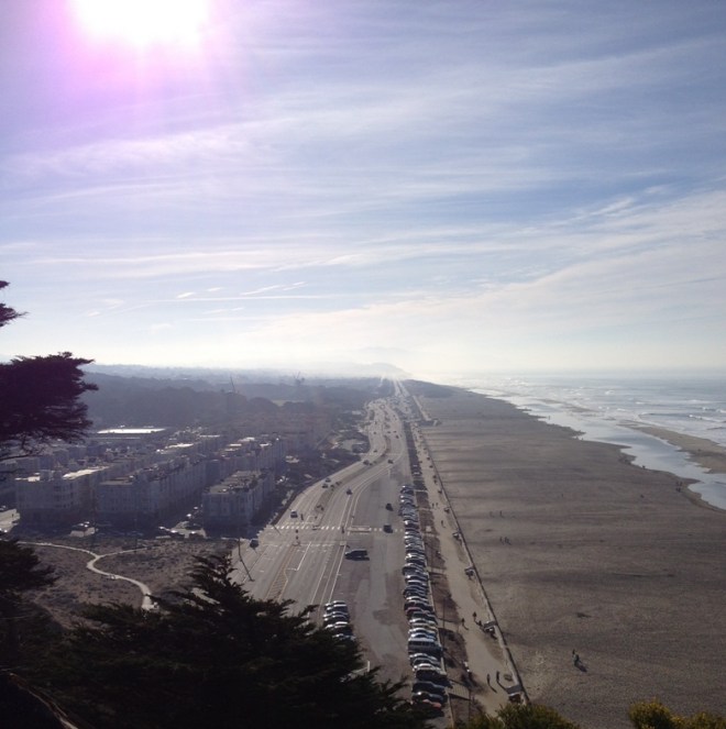 Ocean Beach from Sutro Heights